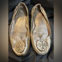 Tory Burch  Gold leather ballerina flats sz 10.5 Photo 1