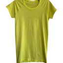 Lululemon  Swiftly Tech Short Sleeve Tee T-Shirt Neon Yellow Top Women's Size 6 Photo 0