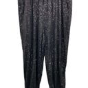 Lane Bryant New  Women's‎ Plus Black Sequin Joggers Pants Stretch Pockets Size 20 Photo 2