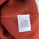 Nine West  Women’s Ribbed Mock neck sweater in Cherry Merlot size Large Photo 7