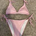 PacSun LA Hearts Pink Bikini Set Size XS Photo 0