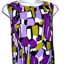 Ronni Nicole  very pretty abstract print dress with solid black hem. Nwt Photo 1