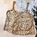 Reformation  Rhodes In‎ Boa Snake Python Print Animal Camisole Tank Top Size M Photo 1