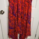 Alexis  by Target handkerchief trapeze tropical sleeveless midi dress size XL Photo 4