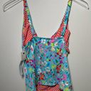 Vera Bradley  Superbloom Tankini Top Floral Beach Swim NWT Medium 8/10 Photo 5