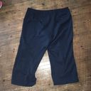 Lane Bryant  black flat front cropped slacks Photo 2