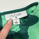 Alexis  x Target Green w/ Puff Sleeves Long Sleeve Rope Belt Tiered small Photo 5