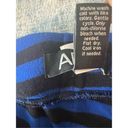 Apt. 9  Blue Black Asymmetrical Striped Maxi Skirt Petite Small Photo 3