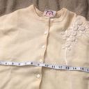 Krass&co Charles &  yellow floral button up sweater size small Photo 9