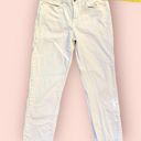 Gap  Women Jeans White 28 Cropped Straight Leg Summer Denim Pants Mid Rise Light Photo 3