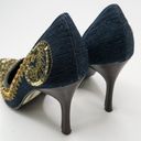 Anne Michelle Vintage Y2K  Sequin Beaded Heels Photo 8