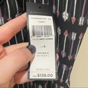 BCBGMAXAZRIA  Cora Arrow Print Tank Top Black Size Small Photo 3