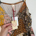 Raga Jenya Brown Boho Patchwork Maxi Dress Photo 8