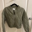 Abercrombie & Fitch Quilted Bomber Jacket Photo 8