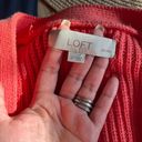 Loft Light Pink / Peach Sweater Cartigan Photo 1