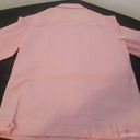 Spring Denim Jacket Diane's Essentials Pink Size Large Photo 10