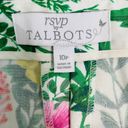 Rsvp by Talbots Floral Side Zip Ankle Pants Photo 2