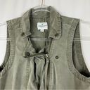 American Eagle  | Green Moto Full Zip Vest XS Photo 1