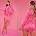 Pretty Little Thing Hot Pink Blazer Dress Photo 2