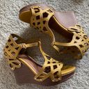 Dollhouse Lace woven fun statement wedges size 5.5 Photo 0