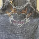 Guess Vintage y2k 2000s  los angeles rhinestone bling tank top Photo 4