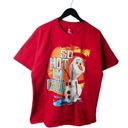 Disney  Frozen Olaf So Hot I'm Cool T Shirt Red XL Extra Large Cartoon Solid Logo Photo 0