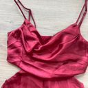 Selfie Leslie Shaken Not Stirred Cut-Out Waist Pleat Detail Mini Dress in Wine Photo 5