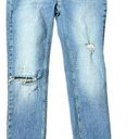 Anthropologie We The Free People Sz 24 Great Heights Fray Fringe Distressed Skinny Jeans T206 Photo 2