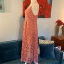 ASTR  The Label Midi Dress M Medium Peach Pink Lace A-Line Cocktail Photo 4