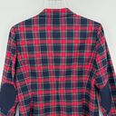 Tommy Hilfiger  red blue plaid single breasted blazer jacket 10 Photo 5