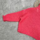 Anthropologie  Lottie Cropped Funnel Neck Sweater Wool Alpaca Blend Coral Size MP Photo 5