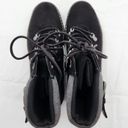 Universal Threads Universal Thread Womens Size 7.5  Kelly Lace Up Black Hiking Boots Photo 4