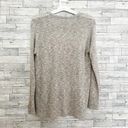 Dress Barn  Oatmeal Knit & Floral Pullover Top, M Photo 7