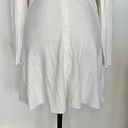 Divided  H&M Womens Dress Size Small Ribbed Button down Lace Trim Long Sleeve Photo 6