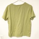 NA-KD  Size XL Cotton Logo Print Tshirt in Sage Green - LGREEN Photo 4