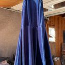 B Darlin Velvet Navy Blue Hock Dress Photo 1