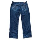 Antik Denim  Jeans Women's Boot‎ Cut Button Fly Embroidered Size 36 Wide Leg Photo 4
