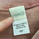 l*space L *  - Lounge Shorts & Crop Sweatshirt Set in Dusty Pink Photo 1