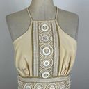 Tracy Reese  Cream Silk Jeweled Tank Top Photo 2