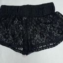 Xhilaration Swim Cover Up Shorts Womens Small Black Lace Pull On Elastic Waist Beach Photo 0