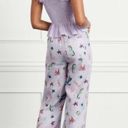 Hill House NWT  Purple The Skylar Pant Sea Creatures Size Small Photo 1