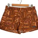 Patagonia  Women’s Barely Baggies Brown Aztec Print Shorts 2½" Photo 0