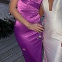 Selfie Leslie Light Purple Silk Dress Photo 5