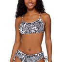 No Bo NWT  bikini Black and White Animal Hipster swimwear set bathing suit pool Photo 15