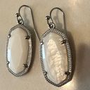 Kendra Scott  Dani White Pearl and Silver Drop Earrings Photo 3