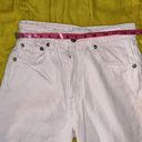 ZARA Size 4 High Waisted Button Down Fly Pale Pink Ankle Length Jeans Photo 9