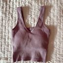 Altar'd State Altar’d State Revival Light Purple Ribbed Speed Tank Top Photo 0