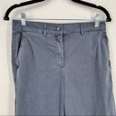 Elizabeth and James  Straight Leg Pants Blue cropped ankle size 4 career office Photo 2