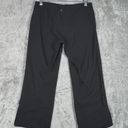 prAna  Pants Women Medium Black Crop Straight Casual Hiking Outdoors Athleisure Photo 2