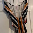 Madewell Striped One Piece Bathing Suit Photo 1